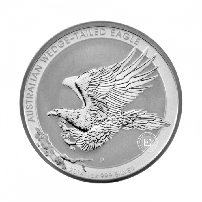 1 oz (31.10 g) srebrna moneta Australian Wedge tailed Eagle, Australia 2014