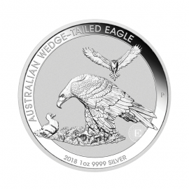 1 oz (31.10 g) srebrna moneta Australian Wedge tailed Eagle, Australia 2018