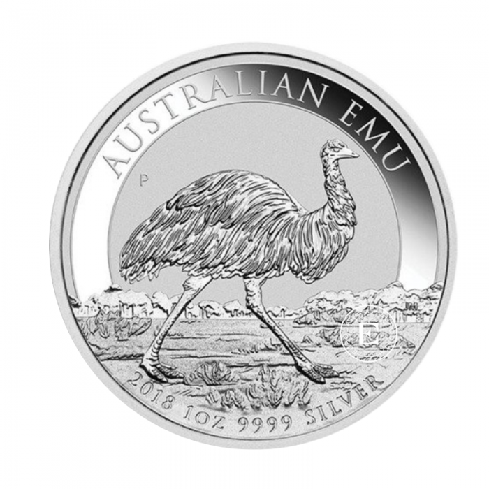 1 oz (31.10 g) silver coin Australian Emu, Australia 2018