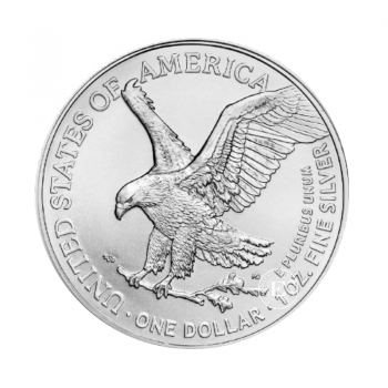 1 oz (31.10 g) sidabrinė moneta Amerikos Erelis, JAV 2025