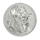 1 oz (31.10 g) sidabrinė moneta Erelis, Ruanda 2025