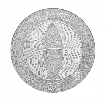 8 Eur (28.3 g) sidabrinė PROOF moneta Viljandi, Estija 2019