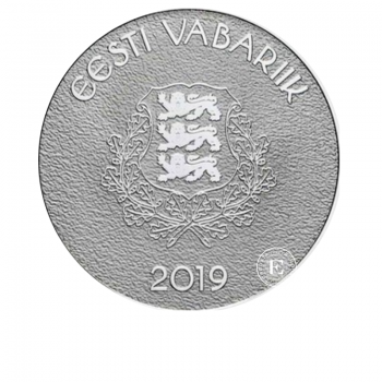 8 Eur (28.3 g) sidabrinė PROOF moneta Viljandi, Estija 2019