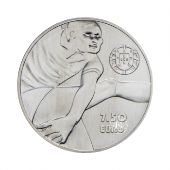 7.5 Eur srebrna moneta Euseblo, Portugalia 2016