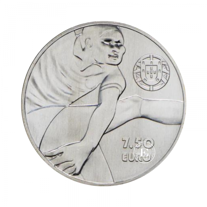 7.5 Eur Silbermünze Euseblo, Portugal 2016