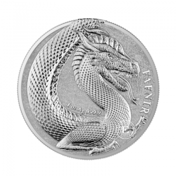 1 oz (31.10 g) sidabrinė moneta Germania Beasts - Fafnir, Lenkija 2020