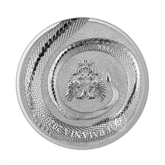 1 oz (31.10 g) pièce d'argent Germania Beasts - Fafnir, Pologne 2020
