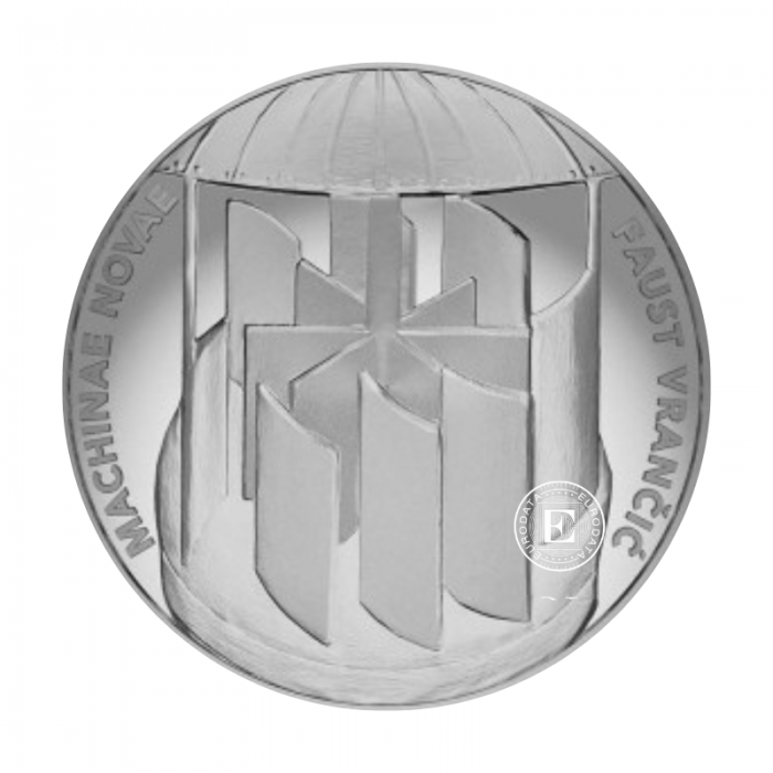 1 oz (31.10 g) pièce d'argent Les innovations de Faust Vrančic, Croatie 2023