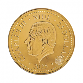 1/10 oz (3.11 g) auksinė moneta Feniksas, Niujė 2025