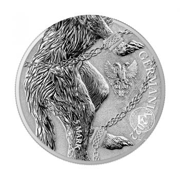 1 oz (31.10 g) sidabrinė moneta Germania Beasts - Fenrir, Lenkija 2022