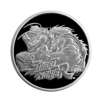 1 oz (31.10 g) sidabrinė moneta Street Fighter, Samoa 2024
