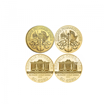 1/2 oz (15.55 g) gold coin Vienna Philharmonic, Austria (random year)