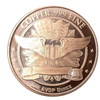 1 oz (31.10 g) Kupfermünze Fire and Rescue, USA random year