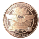 1 oz  (31.10 g) pièce de cuivre round Fire and Rescues, USA random year