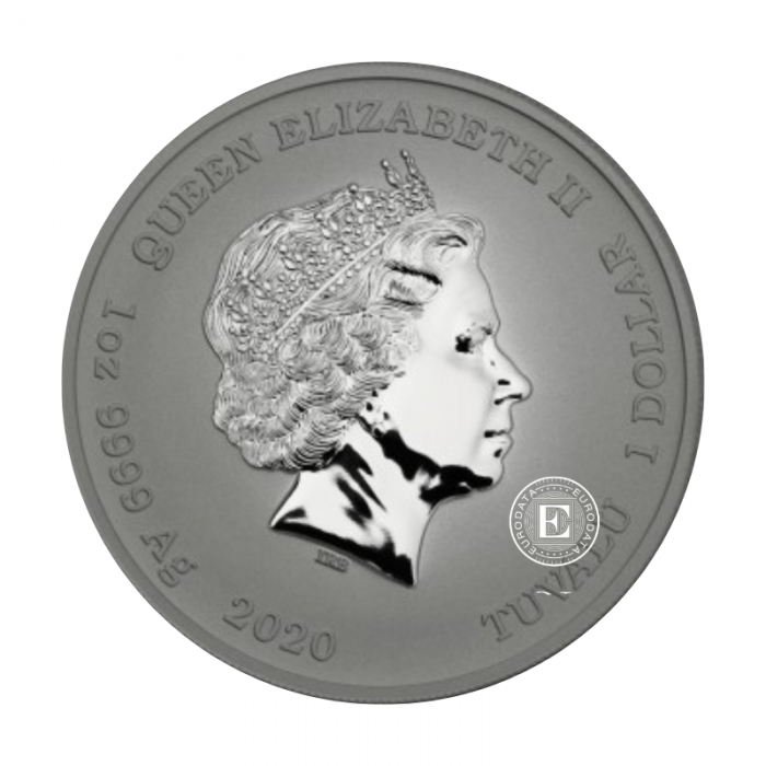 1 oz (31.10 g) srebrna moneta Black Flag - Royal Fortune, Tuvalu 2020