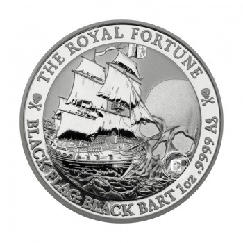 1 oz (31.10 g) sidabrinė moneta Black Flag - Royal Fortune, Tuvalu 2020
