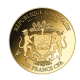 1/1000 oz pièce d'or Gabon African Springbok, Gabon