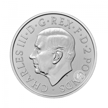 1 oz (31.10 g) sidabrinė moneta Angelas, Didžioji Britanija 2026