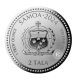 1 oz (31.10 g) srebrna moneta St. George and the Dragon, Samoa 2024