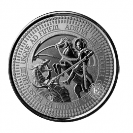 1 oz (31.10 g) Silbermünze St. George and the Dragon, Samoa 2024