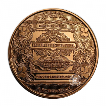 1 oz (31.10 g) Kupfermünze Eagle Head, USA random year