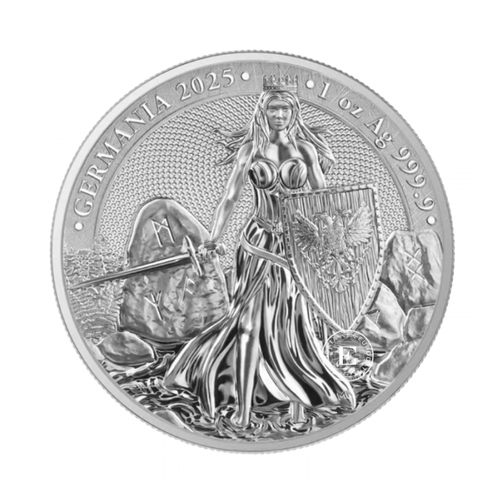 1 oz (31.10 g) sidabrinė moneta Germania, Lenkija 2025