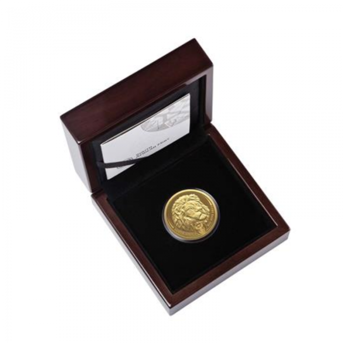 1 oz (31.10 g)  gold PROOF coin Big Five – Lion, Republic of South Africa 2022 (with sertificate)