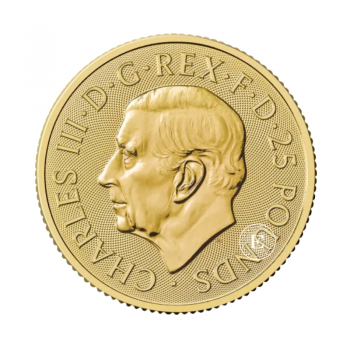 1/4 oz (7.78 g) auksinė moneta Tudor Beasts - Greyhound of Richmond, Didžioji Britanija 2025