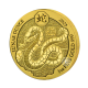 1 oz (31.10 g) auksinė moneta Lunar - Gyvatės metai,  Ruanda 2025