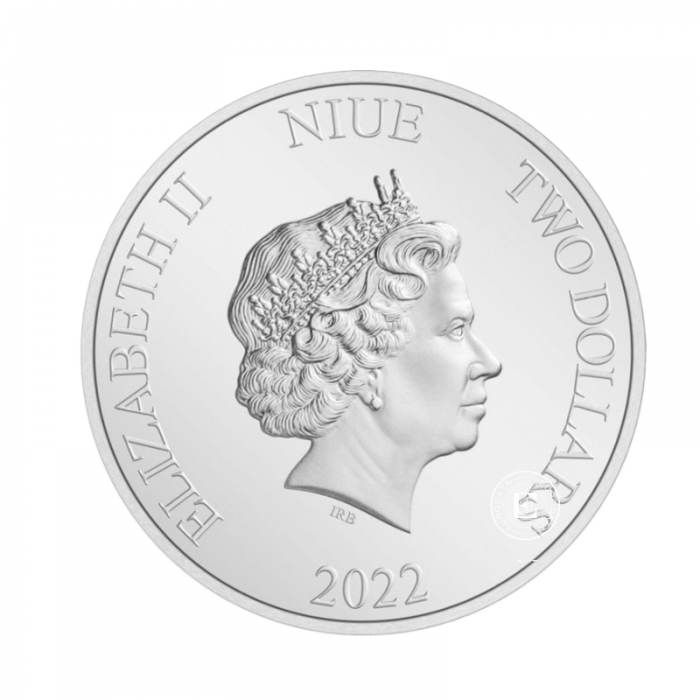 1 oz (31.10 g) sidabrinė moneta Green Latern, Niujė 2022