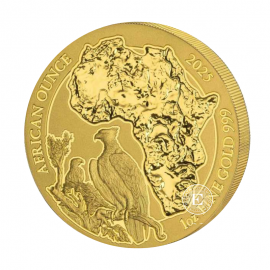 1 oz (31.10 g) gold coin Eagle, Rwanda 2025