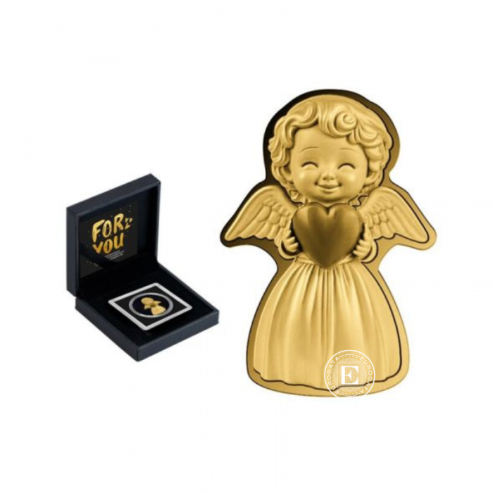 1/1000 oz gold coin Guardian Angel, Chad