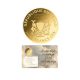 1/1000 oz auksinė moneta kortelėje Angelas sargas II, Čadas