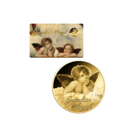 1/1000 oz gold coin Guardian Angel II, Chad