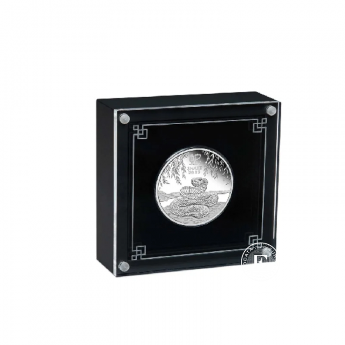 1/2 oz (15.55 g) pièce PROOF d'argent Lunar III - Year of  snake, Australie 2025 (avec certificat)