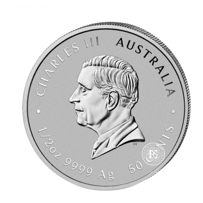 1/2 oz (15.55 g) pièce PROOF d'argent Lunar III - Year of  snake, Australie 2025 (avec certificat)