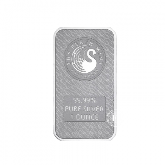 1 oz (31.10 g)  Silberbarren Snake, Perth Mint  999.9