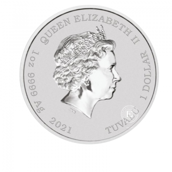 1 oz (31.10 g) sidabrinė moneta Gods of Olympus – Hades, Tuvalu 2021