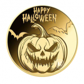 1/1000 oz auksinė moneta kortelėje Halloween, Čadas
