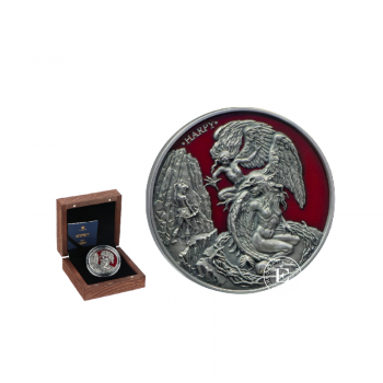 2 oz (62.20 g) sidabrinė moneta Harpijos, Kamerūnas 2024