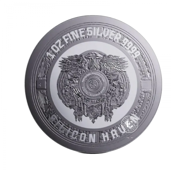 1oz (31.10 g) silver coin Silicon Haven AI, Republic of Chad 2024