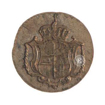 0.87 g varinė moneta Heller, Austrija 1785