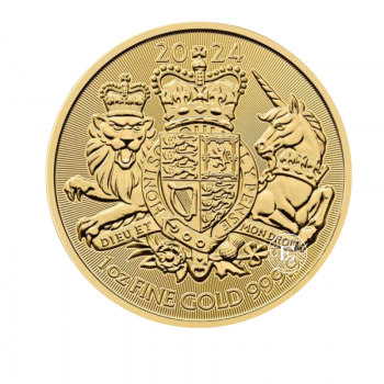 1 oz (31.10 g) auksinė moneta Karališkasis herbas, Didžioji Britanija 2024