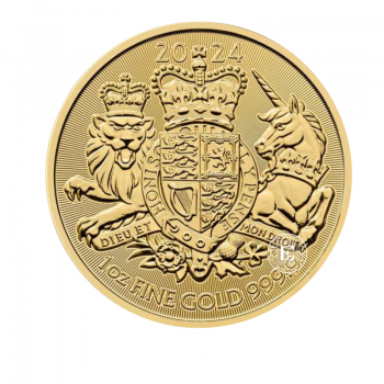 1 oz (31.10 g) auksinė moneta Karališkasis herbas, Didžioji Britanija (atsitiktiniai metai)