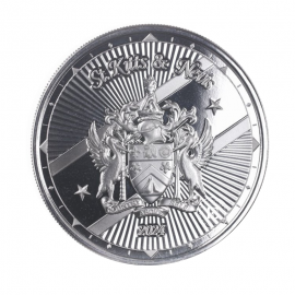 1 oz (31.10 g) silver coin EC8 St Kitts and Nevis - Coat of Arms, Eastern Caribbean 2024