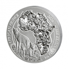 1 oz (31.10 g) sidabrinė moneta Hiena, Ruanda 2026