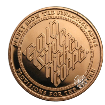 1 oz (31.10 g) Kupfermünze Holding Back Gates of Doom, USA random year
