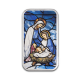 1 oz (31.10 g) sidabro spalvotas PROOF luitas Holiday Nativity, 999