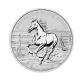 1 oz (31.10 g) Silbermünze Australian Stock Horse, Australien 2014