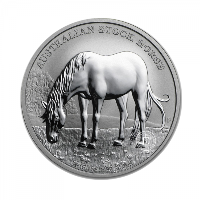 1 oz (31.10 g) sidabrinė moneta Australian Stock Horse, Australija 2016